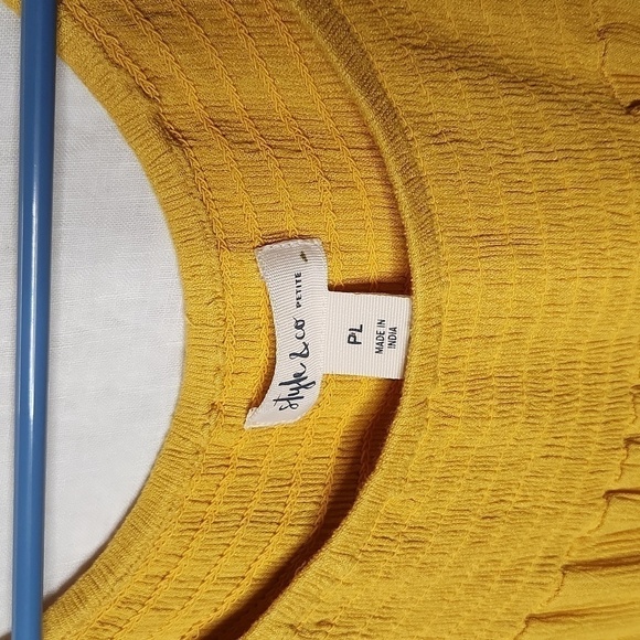 Style & Co Ruffle Blouse - Picture 4 of 7